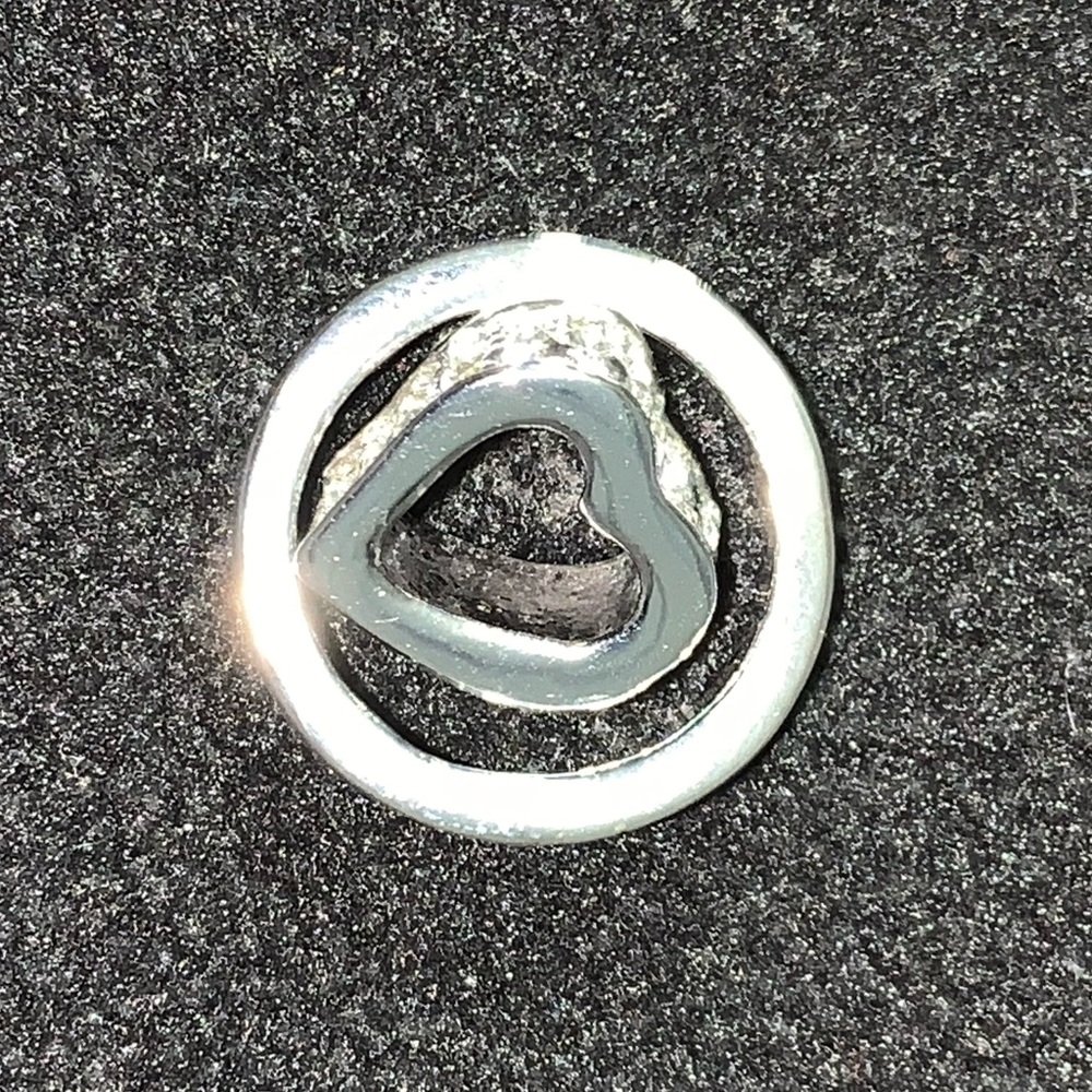 Silver & crystal pendant